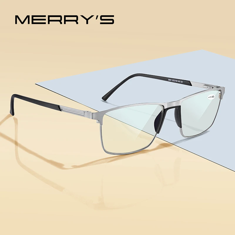 Top Trends: MERRYS DESIGN Anti Blue Light Blocking Men Reading Glasses CR-39 Resin Aspheric Glasses Lenses + 1.00 + 1.50 + 2.00 + 2.50 S2001FLH Shoppable Styles