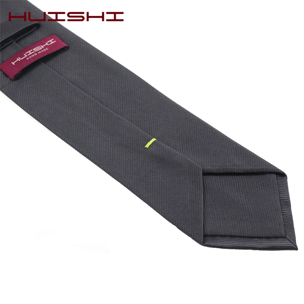 Top Trends: Male Formal Business Neck Tie Sale Wholesale Dark Gray Color Retro Stripe Shape Unisex Necktie Men Polyester Wedding Accessories Shoppable Styles