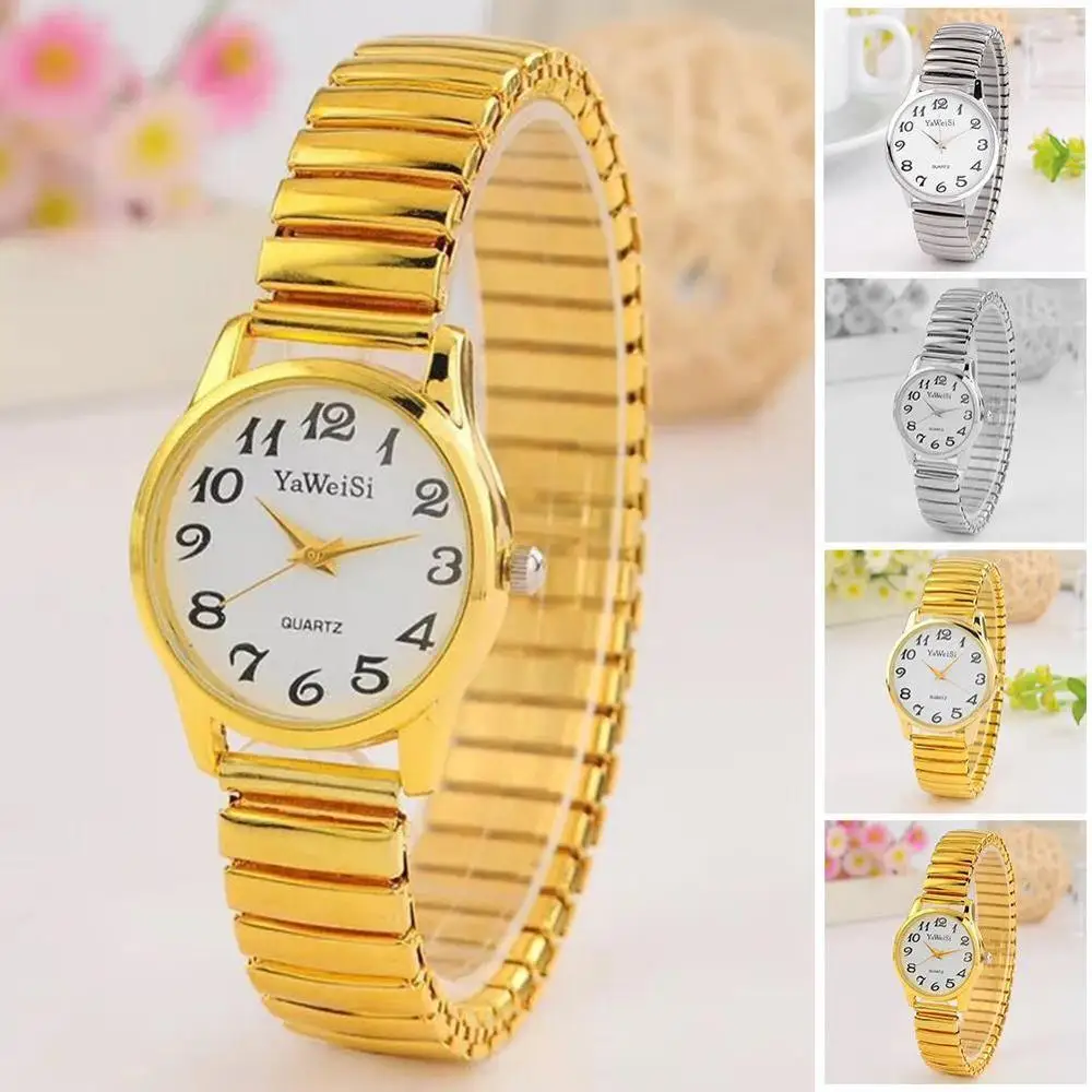 Top Trends: Elastic Band Watch Quartz Watch Expandable Stretch Band Strap Ladies Gents Unisex Wrist Watches Shoppable Styles