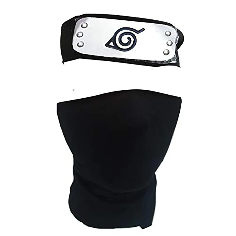 Top Trends: Anime Hokage Ninja Hatake Kakashi Cosplay Mask Headband Cosplay Accessories Costume Cos Props Halloween Party Gift Shoppable Styles