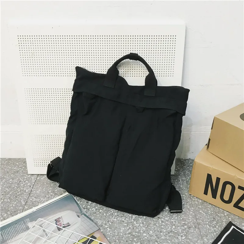 Top Trends: Solid Color Backpack Laptop Canvas Women Backpack High Capacity Female Schoolbag For Teenages Girls Travel Bag Mochila Mujer Shoppable Styles - Image 6