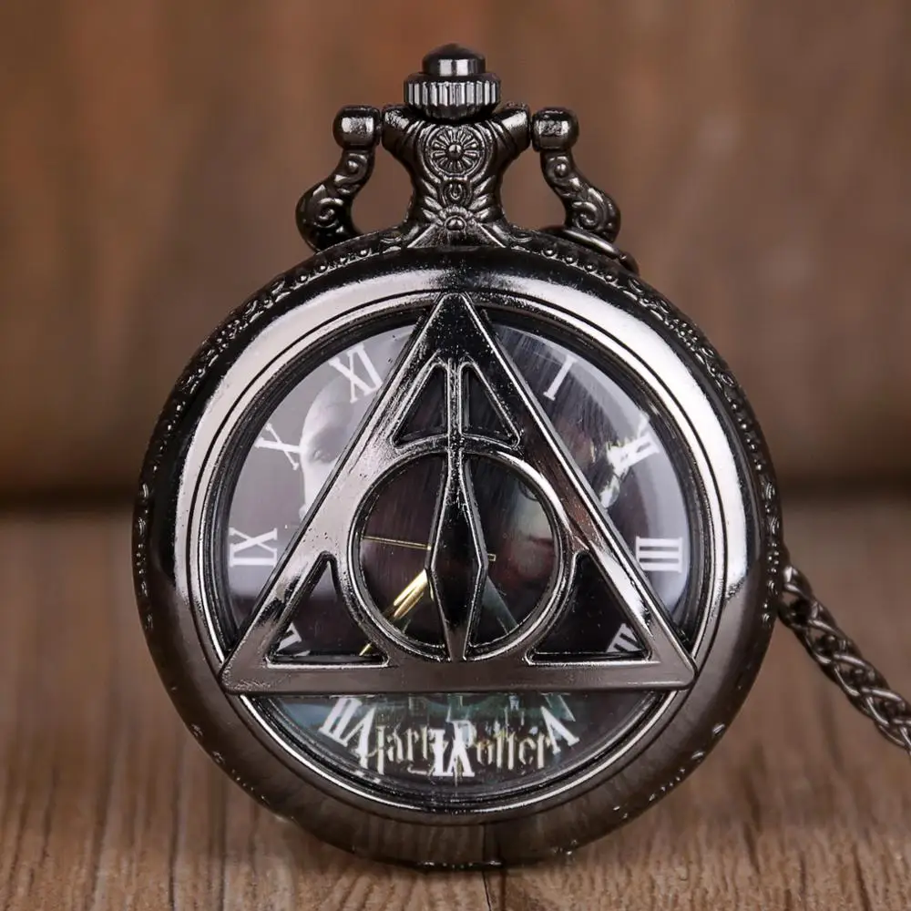 Top Trends: Men Quartz Watches Necklace Pocket Watch For Mens Black Antiuqe Vintage Design Necklace Fob Chain Clock Gift Relogio Shoppable Styles