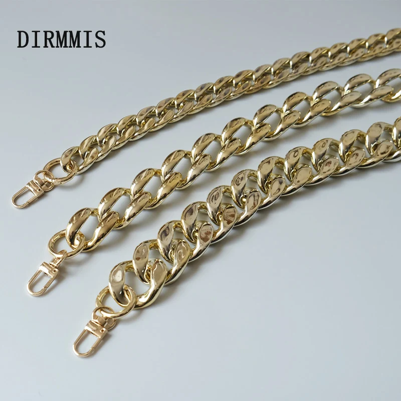 Top Trends: New Fashion Woman Handbag Accessory Chain Detachable Replacement Luxury Gold Acrylic Strap Women Shoulder DIY Solid Resin Chain Shoppable Styles