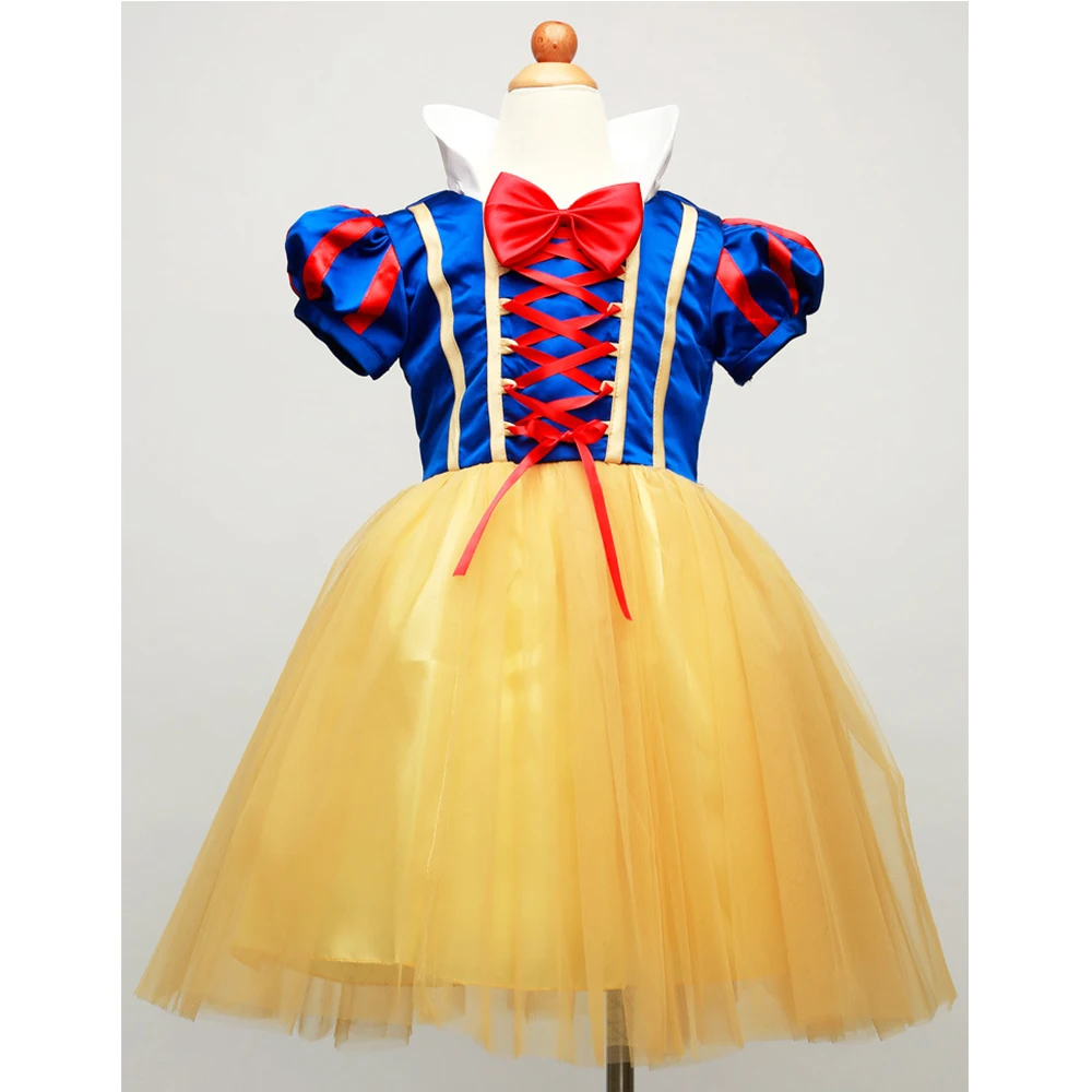 Top Trends: Halloween 4 Layers Snow White Cosplay Dresses For Girls Party Princess Dress Children's Tulle Dress Baby Girl Tutu Infants Gowns Shoppable Styles - Image 4