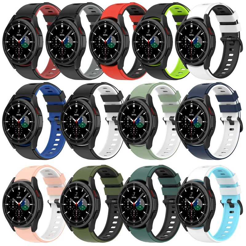 Top Trends: Strap For Samsung Galaxy Watch 4 44mm 40mm 5 Pro Smartwatch Silicone Sport Correa Bracelet Galaxy Watch 4 Classic 46mm 42mm Band Shoppable Styles