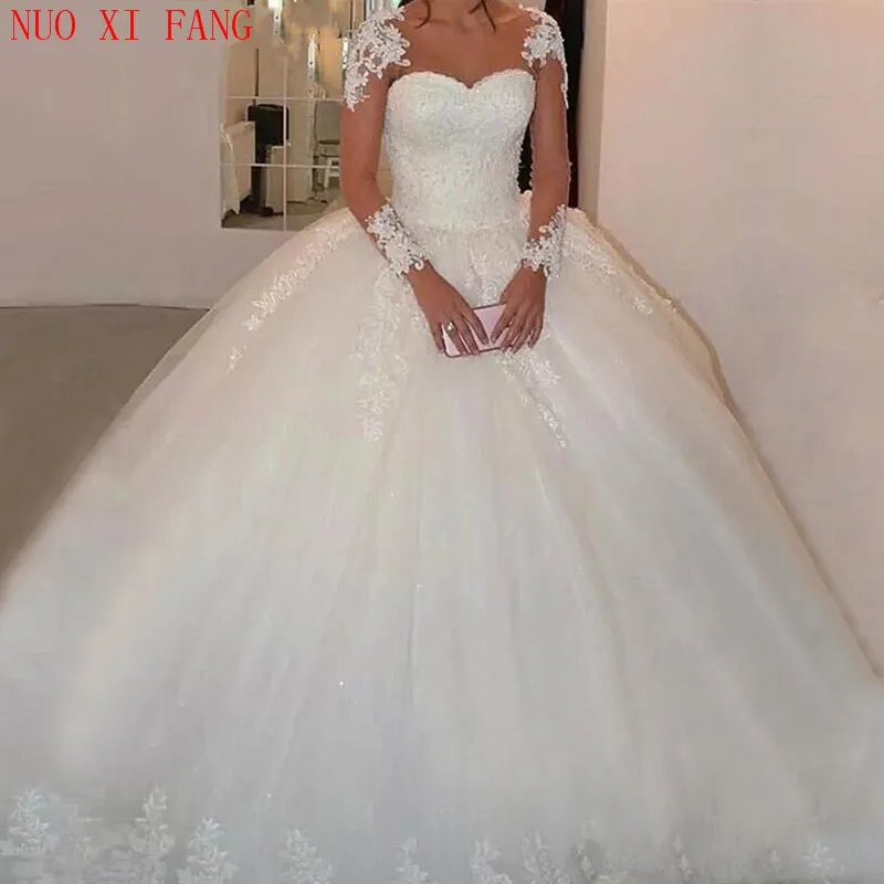 Top Trends: Vestidos De Noiva 2024 Custom Made Long Sleeves Wedding Dresses Ball Gowns Robe De Mariage Modest Beautiful Dress Bridal Gowns Shoppable Styles