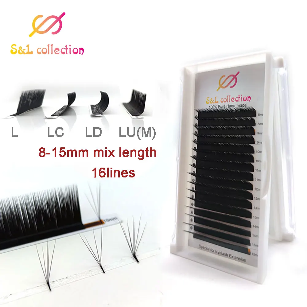 Top Trends: L / LC / LD / M Curl Eyelashes Makeup Eyelash Extension Bloom Auto Fans Eyelash Easy Fanning Lashes Auto Fan Magnetic Camellia Beauty Shoppable Styles