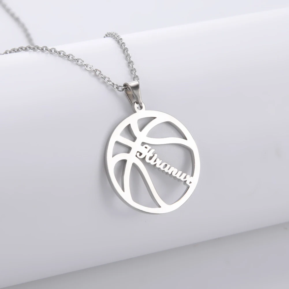 Top Trends: Sipuris Customized Name Basketball Necklace For Men Personalized Name Necklace Fashion Jewelry Accessories Boyfriend Gift New Shoppable Styles - Image 3