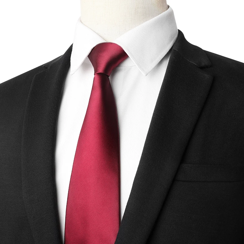 Top Trends: Brand New High Quality Zipper Tie For Men Fashion Formal 8.5 Wide Business Suit Necktie Male Work Wedding Party Cravate Gift Box Shoppable Styles - Image 2