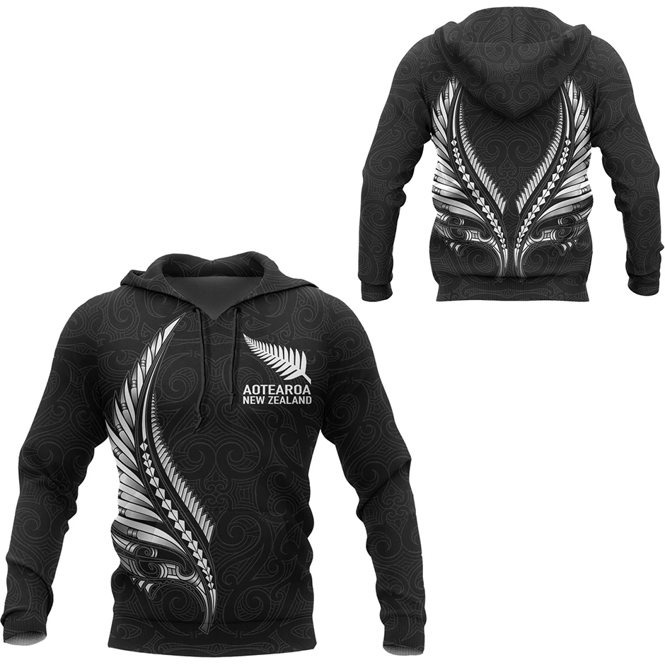 Top Trends: PLstar Cosmos New Zealand Country Emblem Maori Aotearoa Tribe Funny 3Dprint Men / Women NewFashion Streetwear Hoodies Pullover A-7 Shoppable Styles