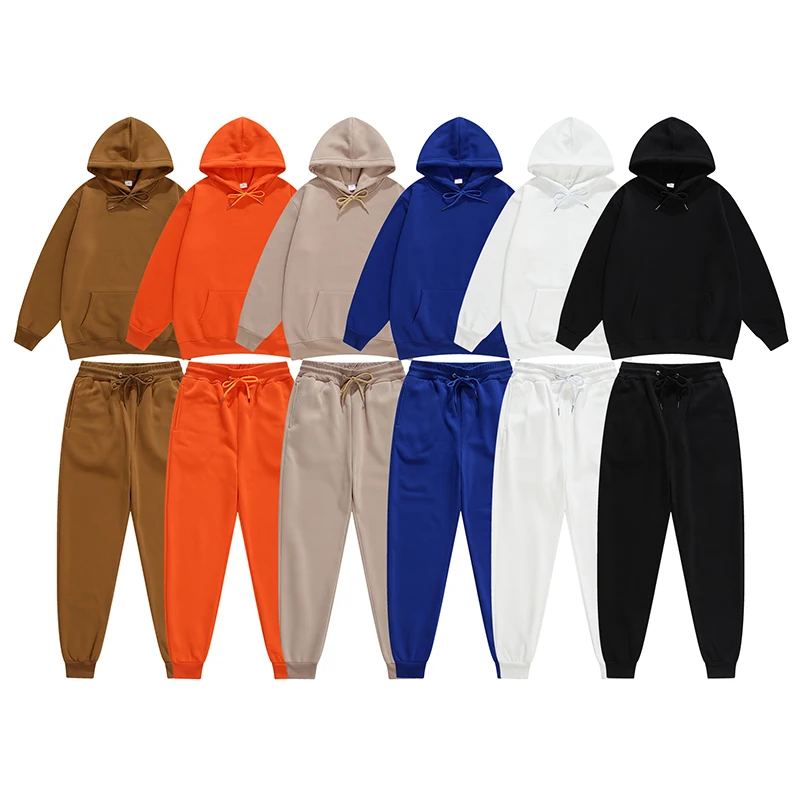 Top Trends: Men's Women's Fleece Sportswear Casual Hoodies Couple Available 15 Colors Suit Jogging Hoodie Pants Fashion Pullover Hoodies Shoppable Styles