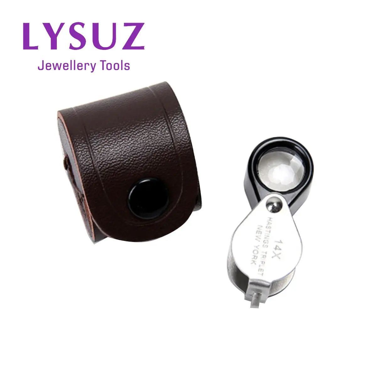 Top Trends: Portable Light Mini Light Diamond High Power New Gemstone York Triple 10x 14x Jewelry Hasting Loupe Lysuz Shoppable Styles - Image 3