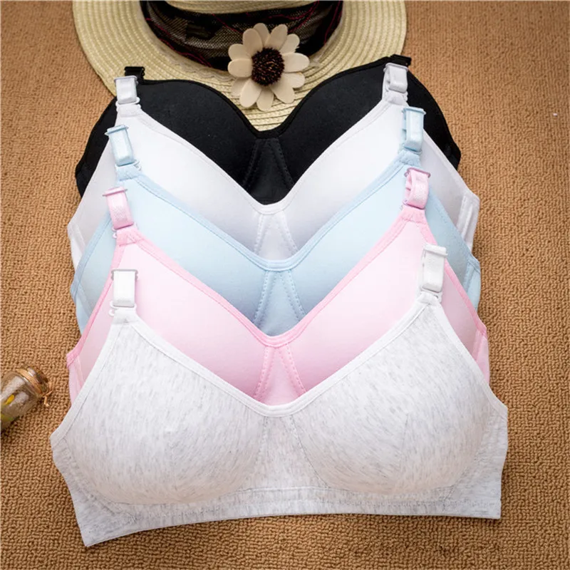 Top Trends: 2020 Girls Training Bra Wireless Thin Cup Bra Fashion Comfortable Teenage Underwear Shoppable Styles