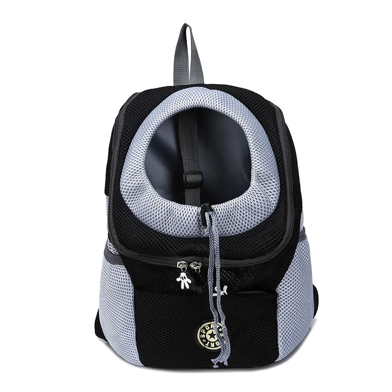 Top Trends: New Out Double Shoulder Portable Travel Backpack Outdoor Pet Dog Carrier Bag Pet Dog Front Bag Mesh Backpack Head Shoppable Styles