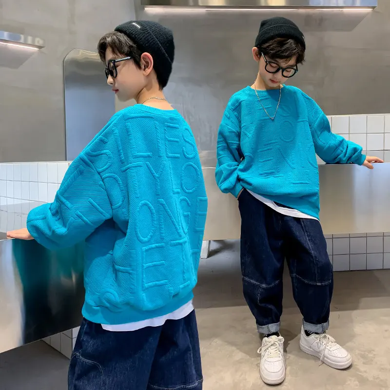 Top Trends: 2023 Children Sweatshirts For Boys Cotton Coat Long Sleeve Baby Boy Tops Kids Spring Fall Clothes 5 6 7 8 9 10 11 12 13 14Years Shoppable Styles