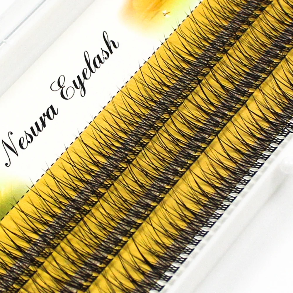 Top Trends: Grafting World Fish Tail Eyelash 8mm / 10mm / 12mm Dove Tail Individual Eyelash Extensions Shoppable Styles