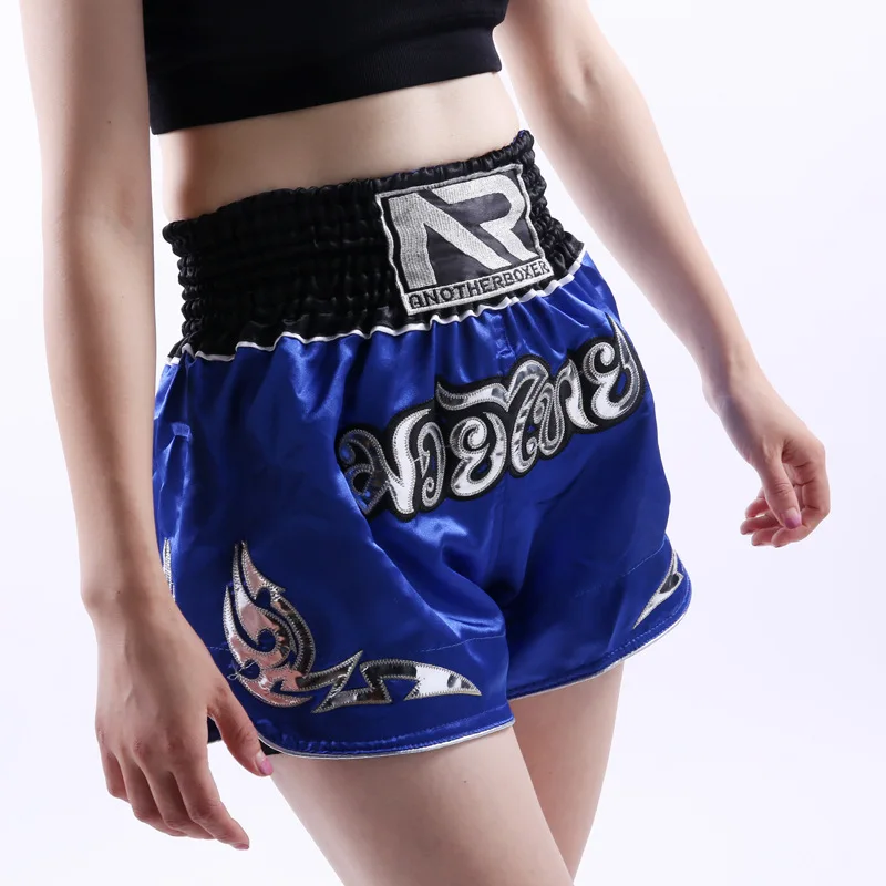 Top Trends: Muay Thai Boxing Shorts MMA Sports Fitness Kickboxing Short-Pants Sanda Martial Arts Boxeo Trunks Men Women Boys Girls Kids Shoppable Styles - Image 3