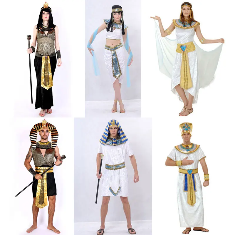 Top Trends: Umorden Halloween Costumes Ancient Egypt Egyptian Pharaoh King Empress Cleopatra Queen Costume Cosplay Clothing For Men Women Shoppable Styles