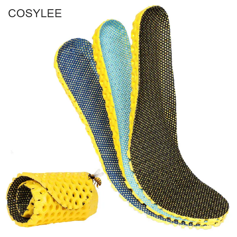 Top Trends: Mesh Breathable Stretch Deodorant Running Cushion Insoles For Feet Man Women Insoles For Shoes Sole Orthopedic Pad Memory Foam Shoppable Styles