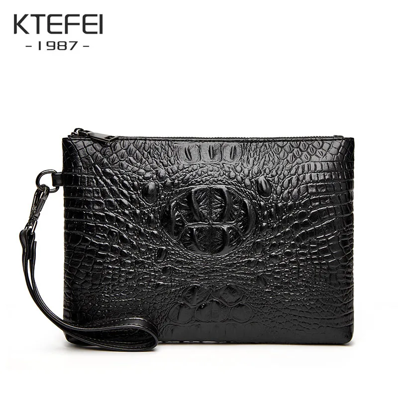 Top Trends: 2023 New Men's Crocodile Pattern Clutch Bag Storage Bag Youth Clutch Large Capacity Wallet Shoppable Styles