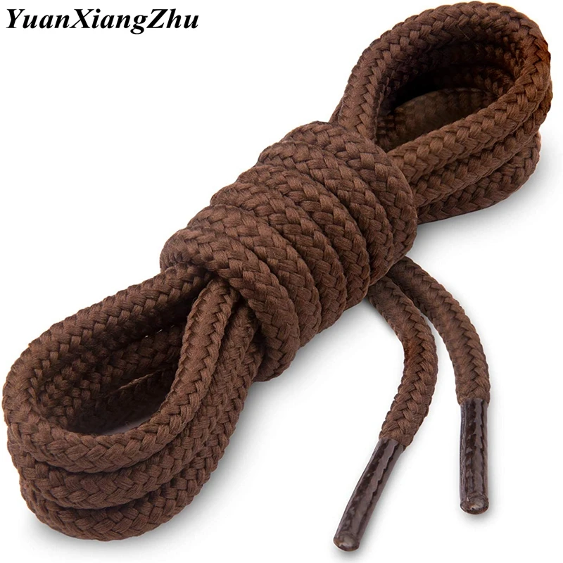 Top Trends: 1Pair Round Boot Laces Durable Polyester Shoe Laces Solid Classic Shoelaces For Boots Sneakers Shoelace 21 Color 70 90 120 150CM Shoppable Styles