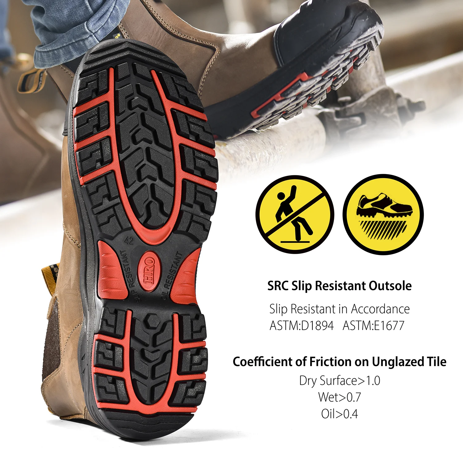 Top Trends: Safetoe Wide Fit Work Boots For Men & Women, Chelsea Safety Shoes With S3 Composite Toe Shoppable Styles - Image 5