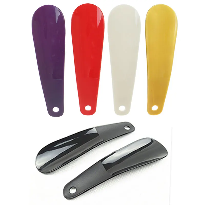 Top Trends: 1PC 5Colors 16cm Shoe Horns Professional Black Plastick Shoe Horn Spoon Shape Shoehorn Shoe Lifter Flexible Sturdy Slip Shoppable Styles