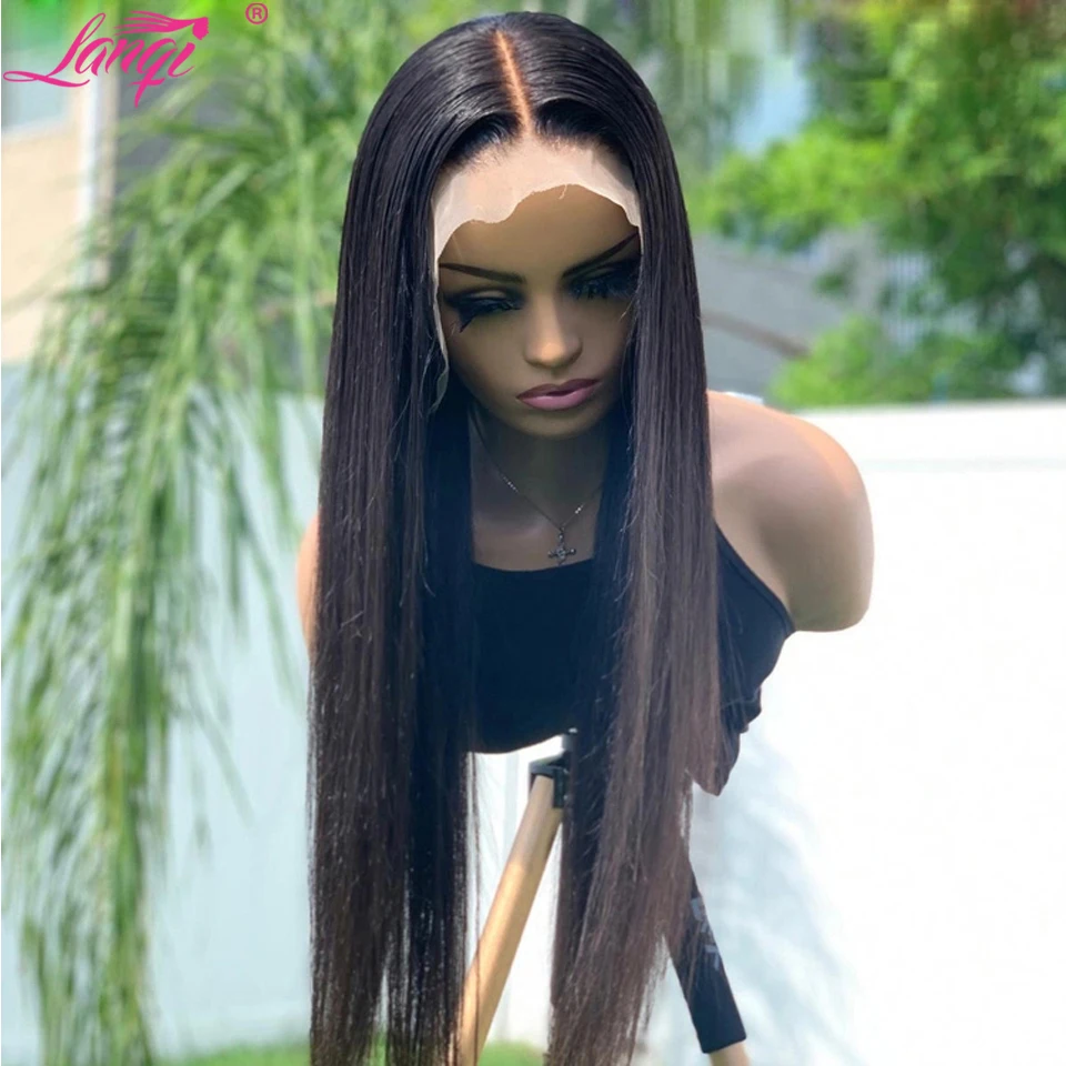 Top Trends: Glueless Brazilian 30 Inch Bone Straight Lace Front Human Hair Wigs For Women 13x4 Lace Frontal Human Hair Wig Closure Wig Shoppable Styles