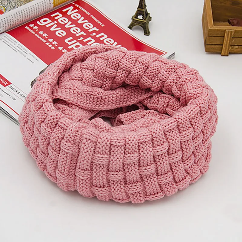 Top Trends: Chunky Circle Knitted Scarf For Women Snood Scarf Ring Acrylic Solid Neckerchief Warm Thick Winter New Fashion 2023 Shoppable Styles - Image 6