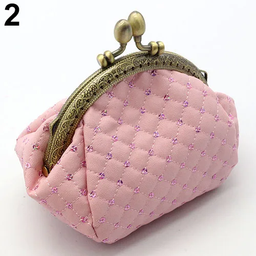 Top Trends: 1PC Coin Purses Lady Small Wallet For Women Solid Color Mini Hasp Coin Purses Money Change Pouch Cotton Fabric Carteira Feminina Shoppable Styles - Image 3