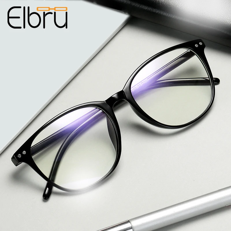 Top Trends: Elbru -1 -1.5 -2 -2.5 -3 -3.5 -4 -4.5 -5.0 -5.5 -6.0 Classic Rivets Myopia Glasses With Degree Women Men Black Glasses Frame Shoppable Styles