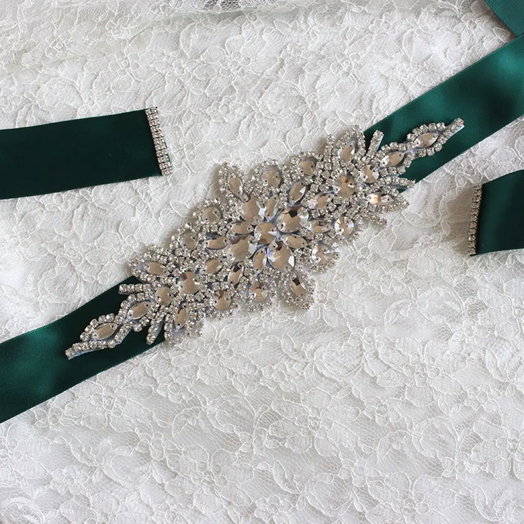 Top Trends: Women&#039;s Belt Crystal Wedding Belts Satin Rhinestone Wedding Dress Belt Wedding Accessories Bridal Ribbon Sash Belt Shoppable Styles