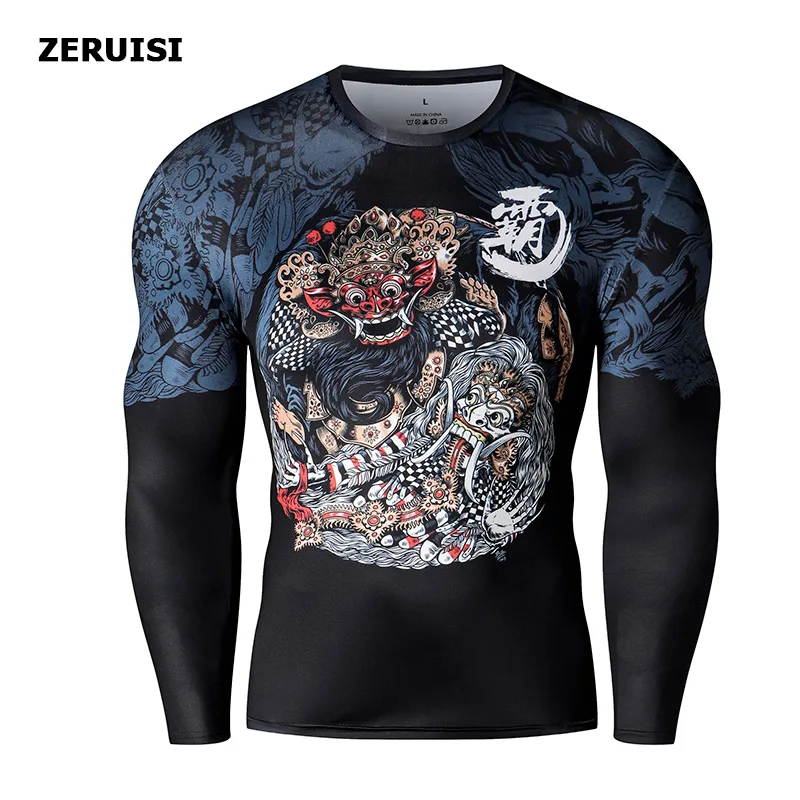 Top Trends: 3D Printed Men's Fitness Top T-Shirt Harajuku Compression Shirt Anime Sports Fashion Japanese Men's Top Shoppable Styles