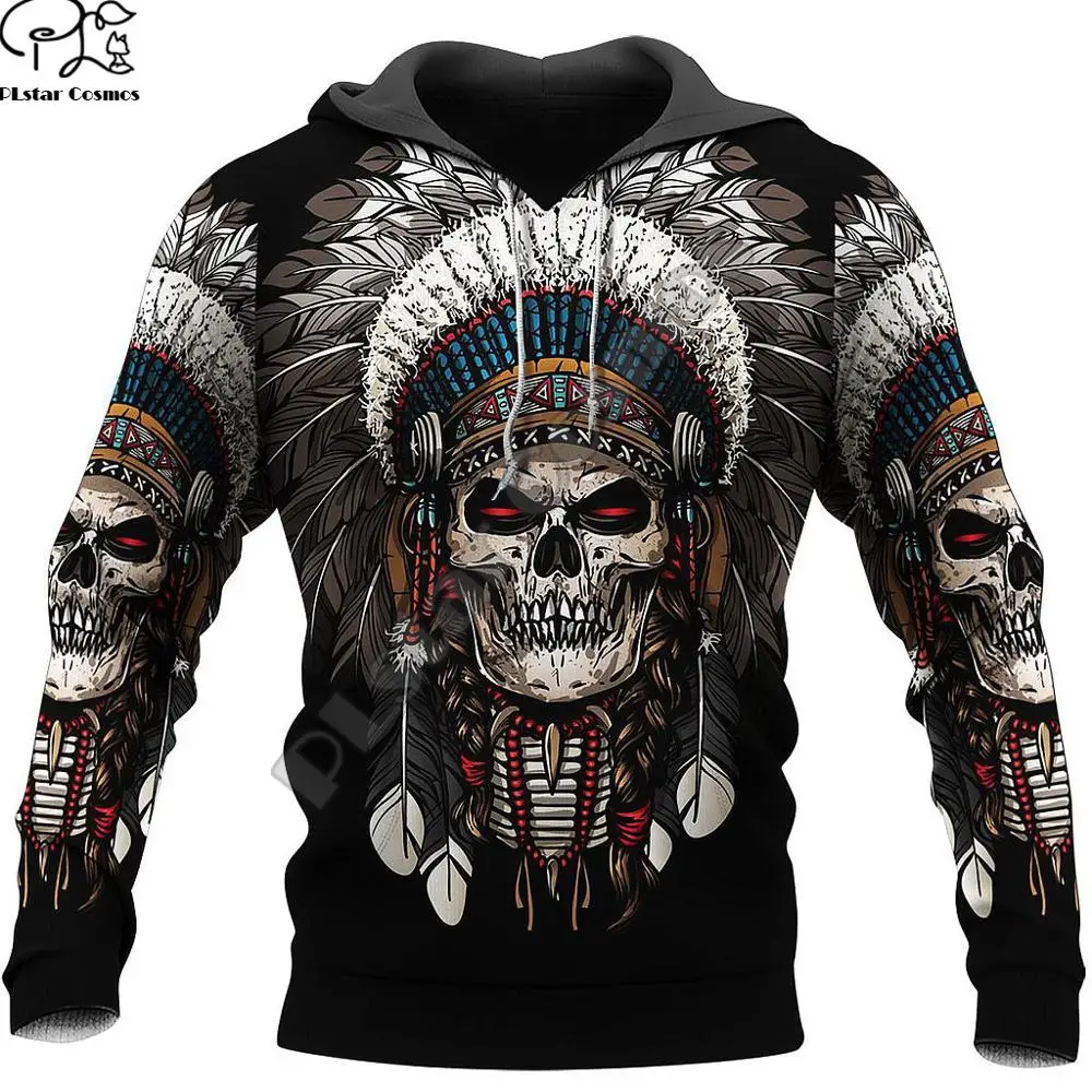 Top Trends: PLstar Cosmos Newest Ghost Gothic Skull Funny Harajuku Pullover NewFashion Streetwear 3DPrint Zip / Hoodies / Sweatshirts / Jacket S12 Shoppable Styles