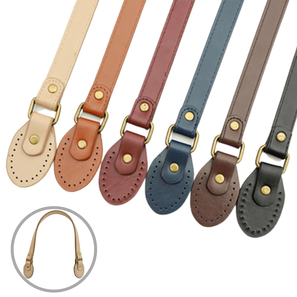 Top Trends: 60Cm PU Leather Hand Imitation Leather Cloth Handle Bag Straps DIY Replacement Accessories Crossbody Shoulder Handle Purse Strap Shoppable Styles