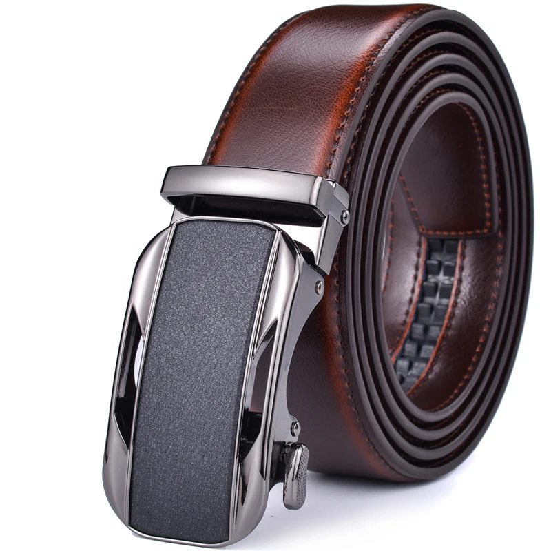 Top Trends: Ratchet Dress Genuine Leather Belts For Men With Automatic Buckle Shoppable Styles