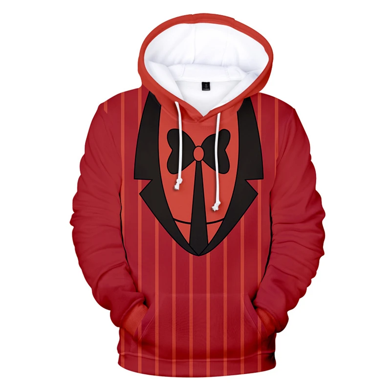 Top Trends: Hazbin Hoodie Cosplay Charlie Dust Costumes Vaddie Sweatshirt Hotel 3D Printing Hooded Cosplay Costume Adult Kids Shoppable Styles - Image 3