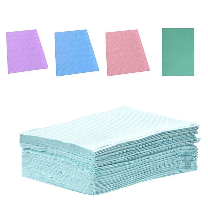 Top Trends: 20pcs Disposable Tattoo Cleaning Gasket Thickened Bed Sheet Tattoo Waterproof Composite Membrane Beauty Tablecloth 45*33cm Shoppable Styles