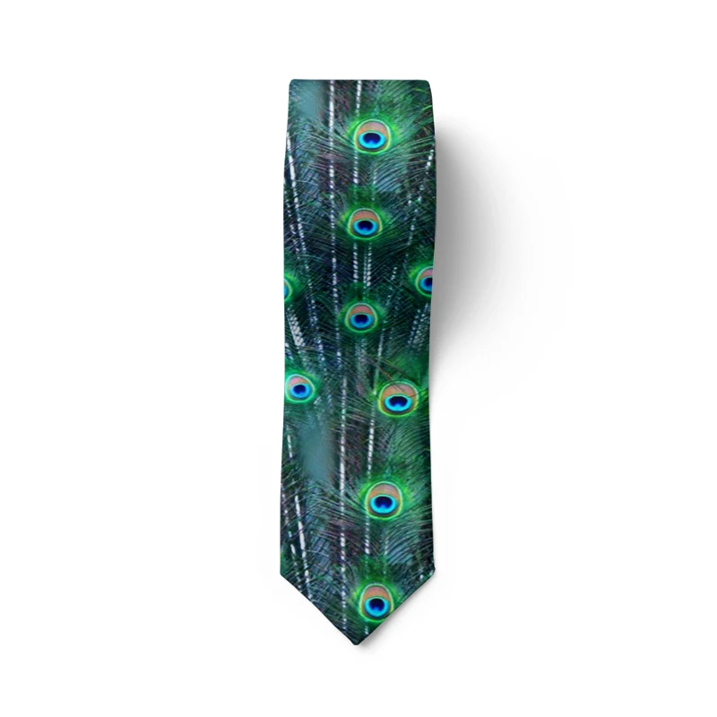 Top Trends: Fashion 8 Cm Cartoon Creative Man Tie Colorful Funny Peacock Slim Necktie Suit Men Business Wedding Casual Neckties Shoppable Styles - Image 3