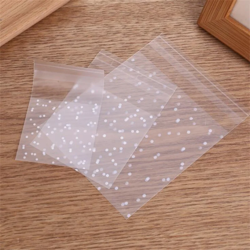 Top Trends: 100PCS Plastic Cellophane Bag Sachet For Jewelry Small Businesses Cookies Gift Packaging Storage Organizer Supplies Wholesale Shoppable Styles