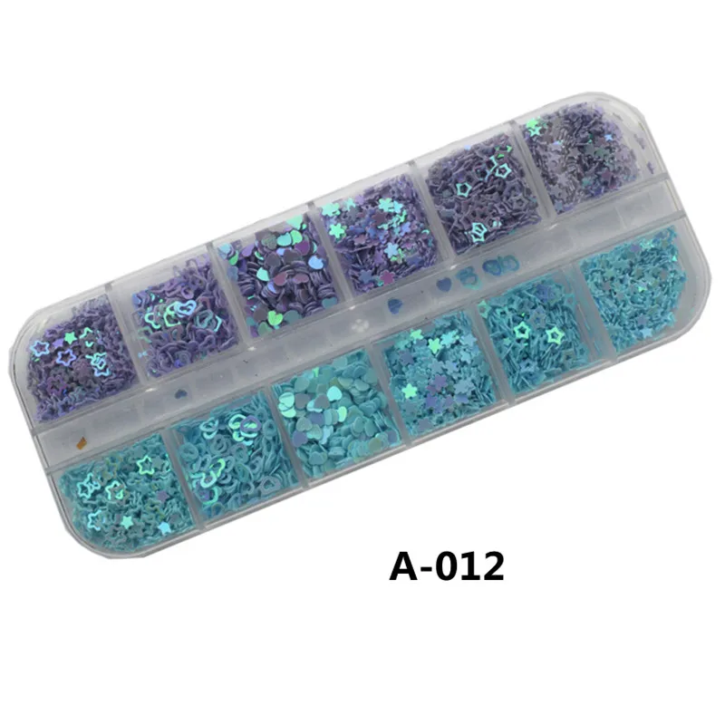 Top Trends: Sequins Holographic Holo Love Star Pink White Nail Body Art Glitter Box Sequin Nails Paillette Flakes Decoration Manicure Tools Shoppable Styles - Image 2