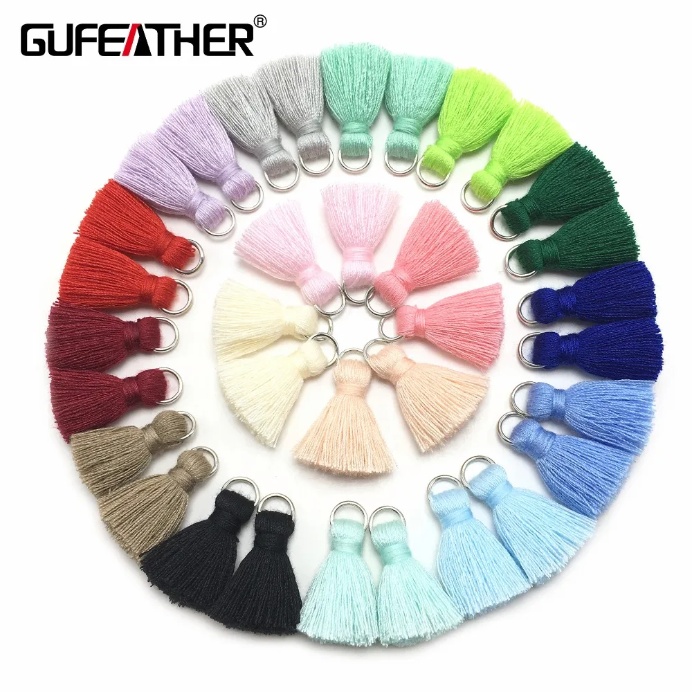 Top Trends: GUFEATHER L46 / 2cm Tassel / cotton Tassel Bursh / accessories Jewelry / jewelry Making / DIY / hand Made Jewelry / Earring Tassels / bag Loop Shoppable Styles