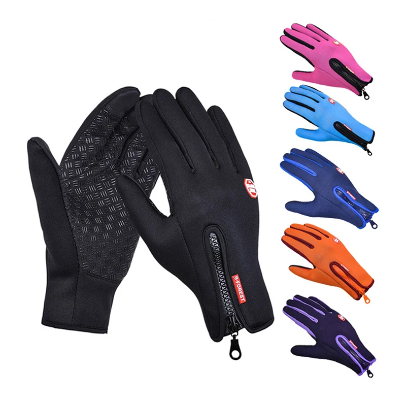 Top Trends: 2022 Winter Warm Ski Outdoor Gloves For Man Fishing Waterproof Touchscreen Women Sport Ridding Windproof Non-Slip Gloves Shoppable Styles