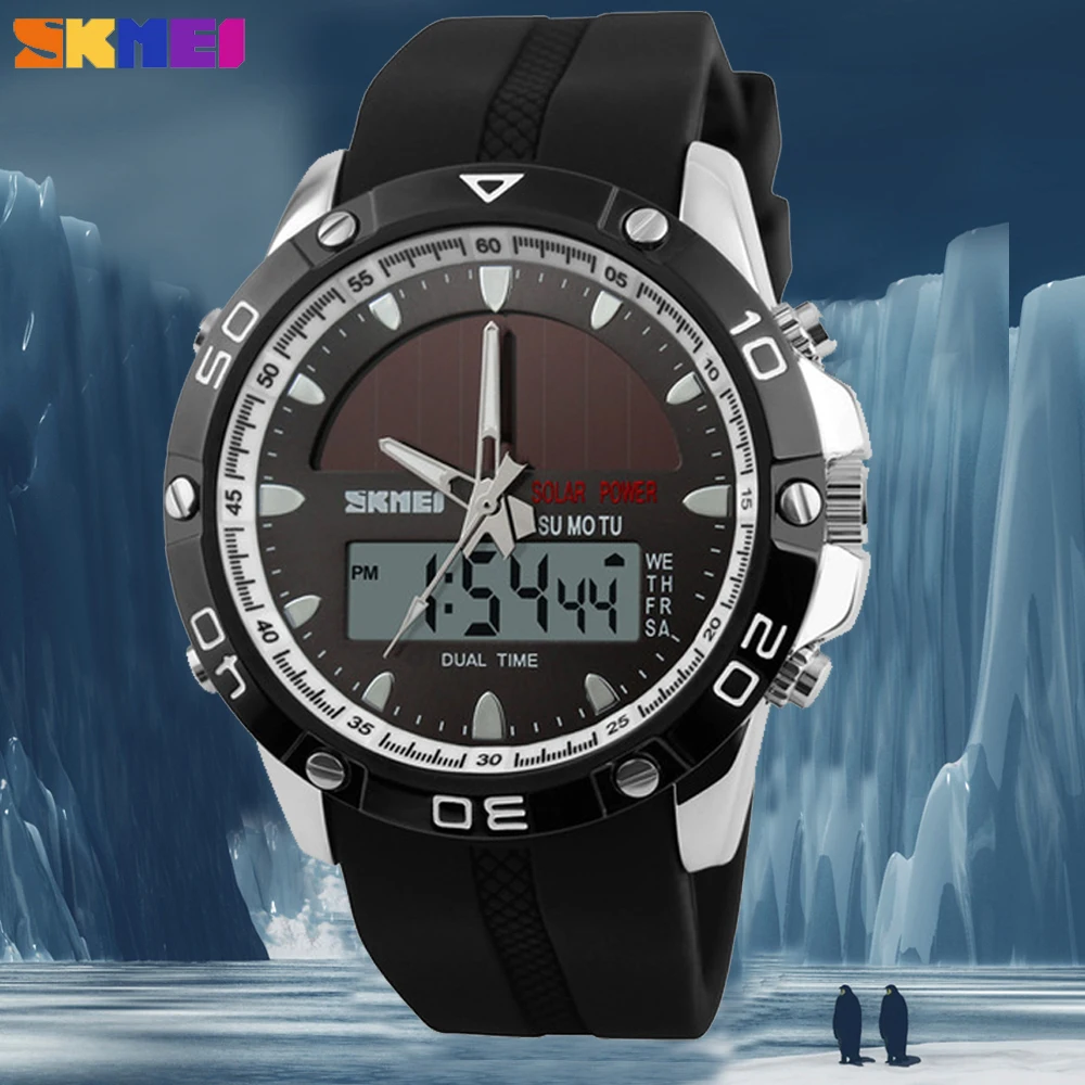 Top Trends: SKMEI Fashion Sport Men's Watch Luxury Dual Display Waterproof Military Chrono Alarm Clock Quartz Wristwatches Relogio Masculino Shoppable Styles