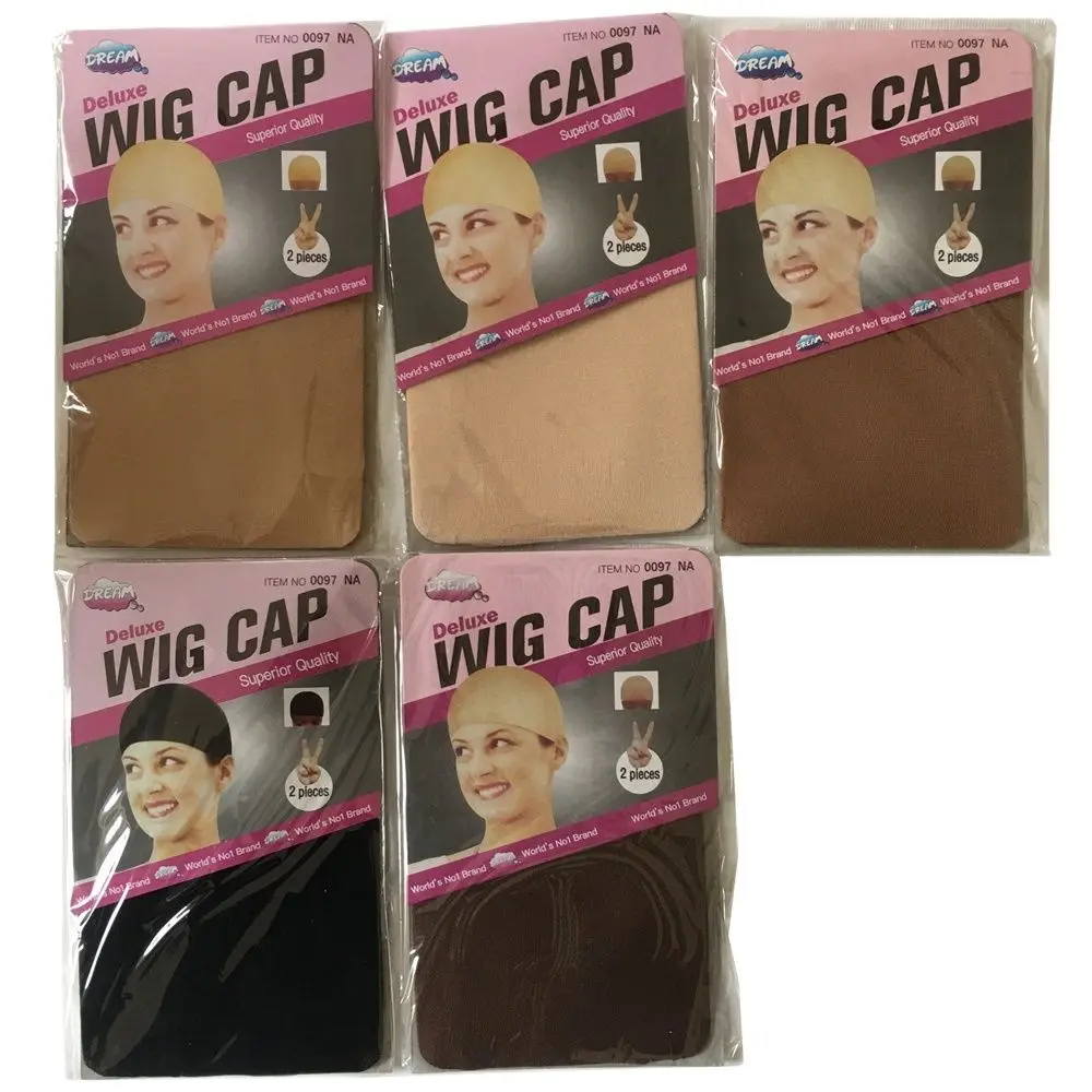 Top Trends: 20 Pieces (10 Packs) Wig Cap Wig Nets Stretch Mesh Snood Hair Net Dark Beige Wig Caps Shoppable Styles