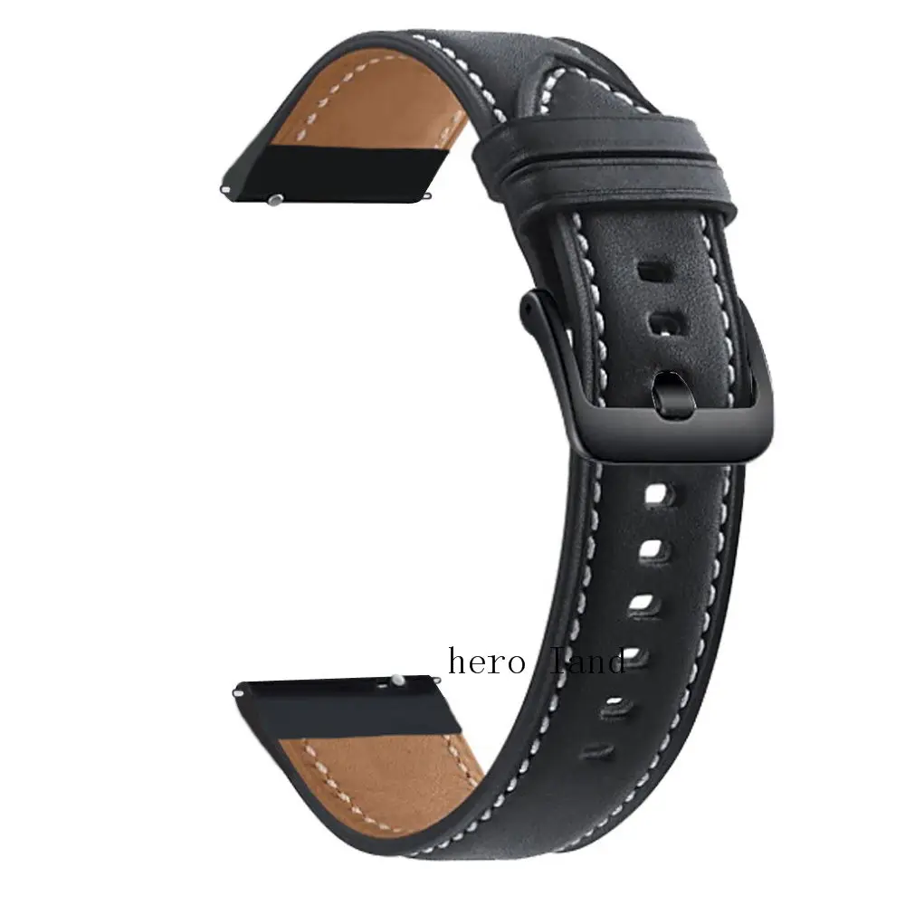 Top Trends: Leather Watchband Strap For Huawei Watch 3 / 3 Pro / GT 2 Pro / GT2 46mm Smart Wristband Bracelet Replacement Accessories Belt Shoppable Styles - Image 4