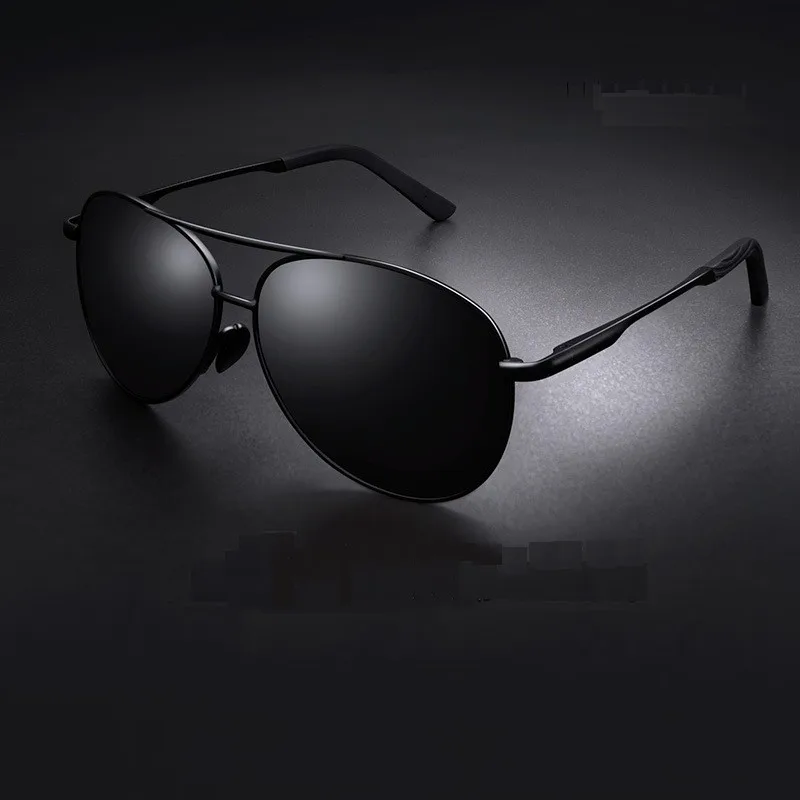 Top Trends: Aviation Metail Frame Polarized Sunglasses Men Color Changing Sun Glasses Pilot Male Day Night Vision Driving Shoppable Styles