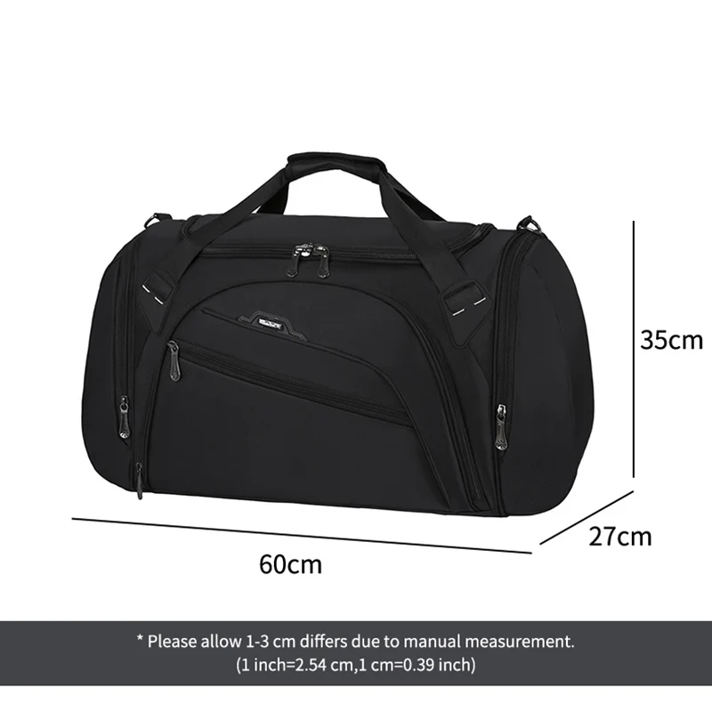 Top Trends: 2021 New Men Travel Bag Large Capacity Portable Handbag Quality Nylon Shoulder Bags Casual Duffel Bag Solid Luggage Bags XA414F Shoppable Styles - Image 6