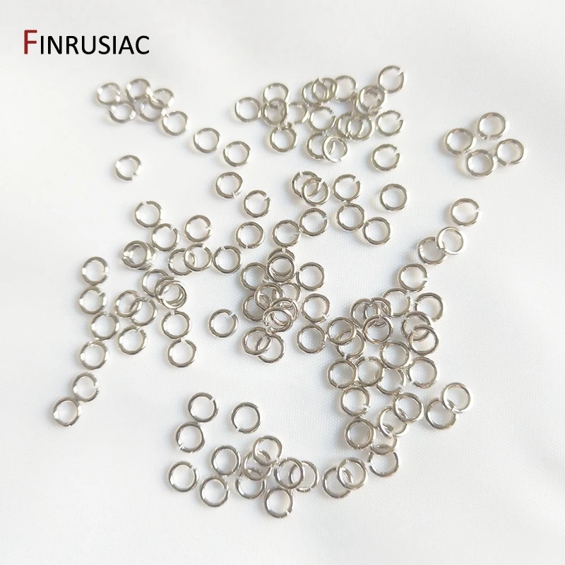 Top Trends: 100pcs / bag Wholesale 18k Real Gold Plated Copper Metal Open Jump Rings For Jewelry Making Diy Jewellery Connector Ring 0.7*4mm Shoppable Styles - Image 6