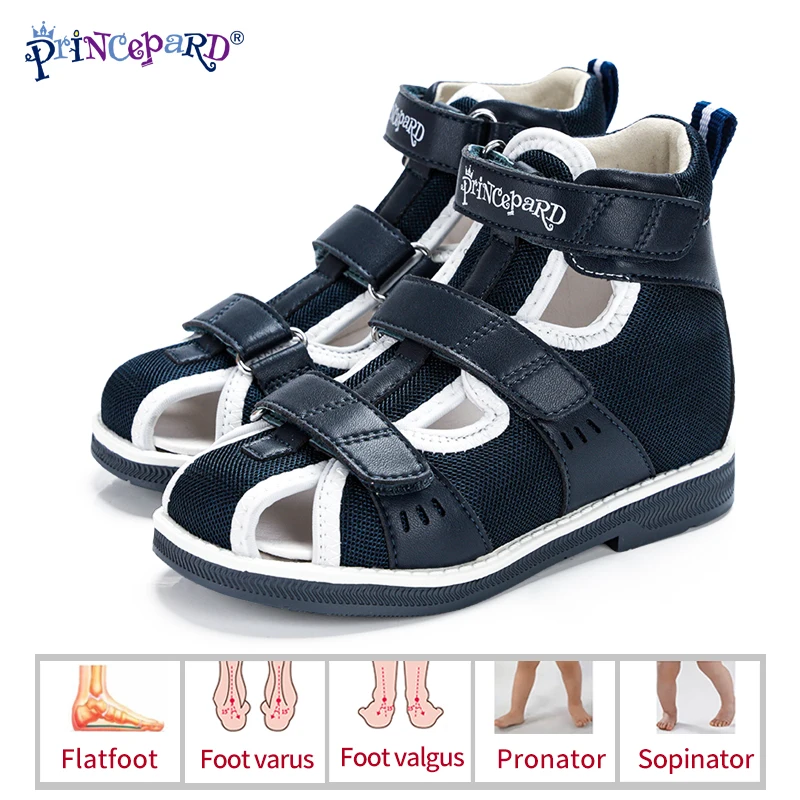 Top Trends: Princepard Spring Summer Kids Orthopedic Sandals 2020 New Closed Toe Leather Arch Support Correcting Shoes Toddler Girls Boys Shoppable Styles